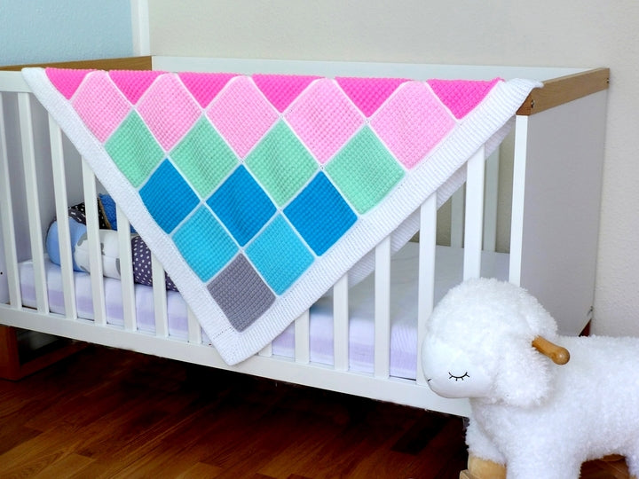 Mosaic Blanket Crochet Pattern