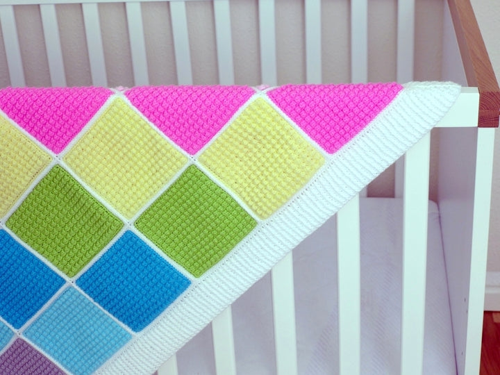 Mosaic Blanket Crochet Pattern