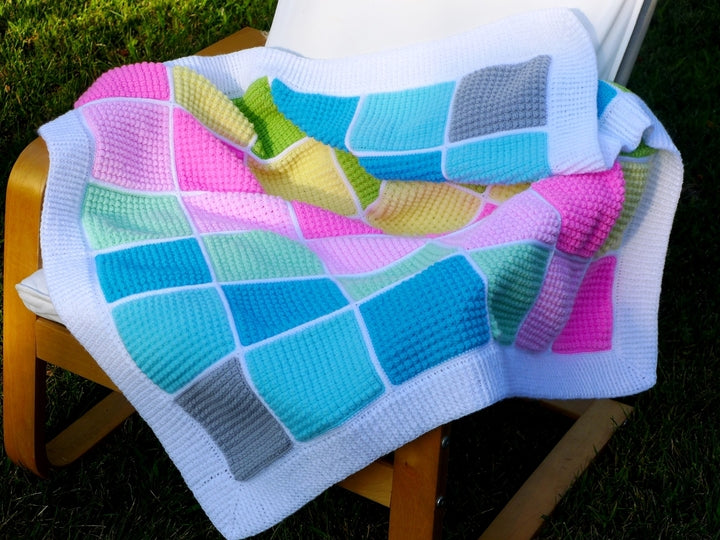 Mosaic Blanket Crochet Pattern