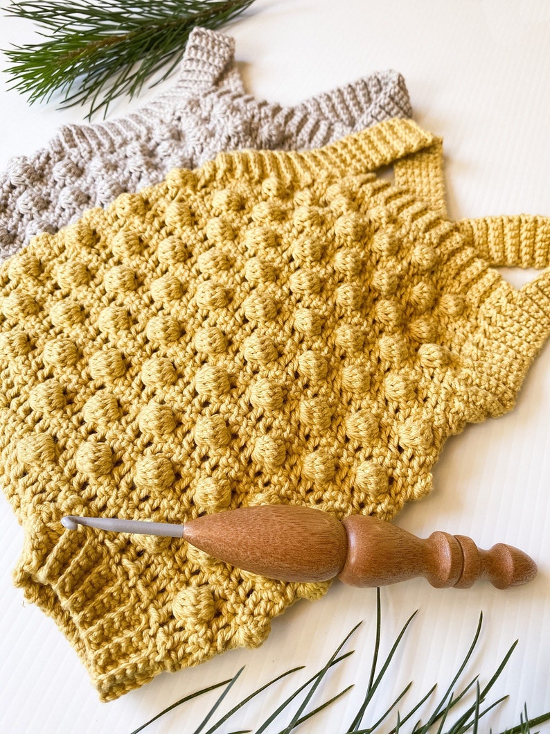 Romper Bobble Crochet Pattern