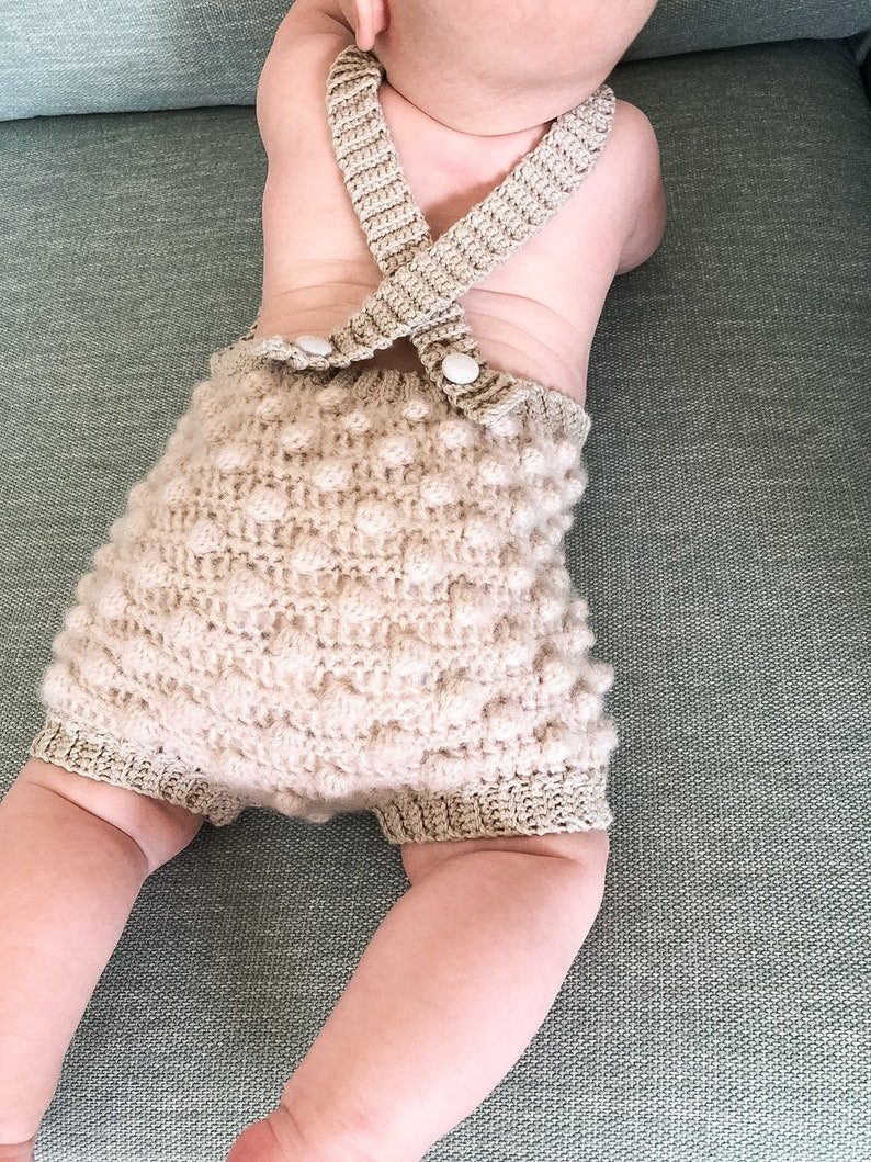 Romper Bobble Crochet Pattern
