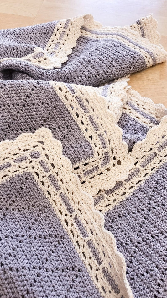 Diamond Blanket Crochet Pattern