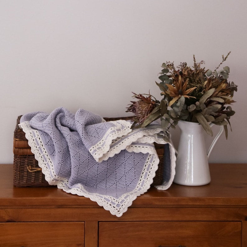 Diamond Blanket Crochet Pattern