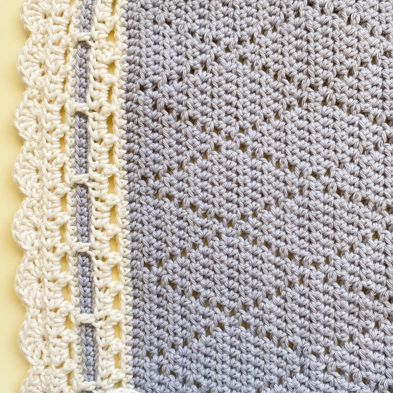 Diamond Blanket Crochet Pattern