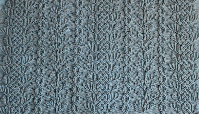 Cable Throw Crochet Pattern