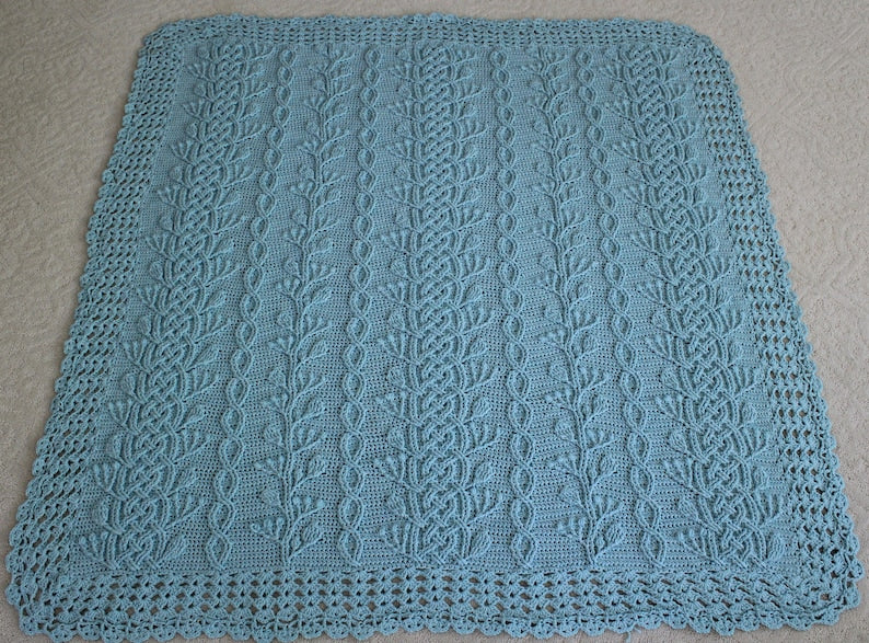 Cable Throw Crochet Pattern