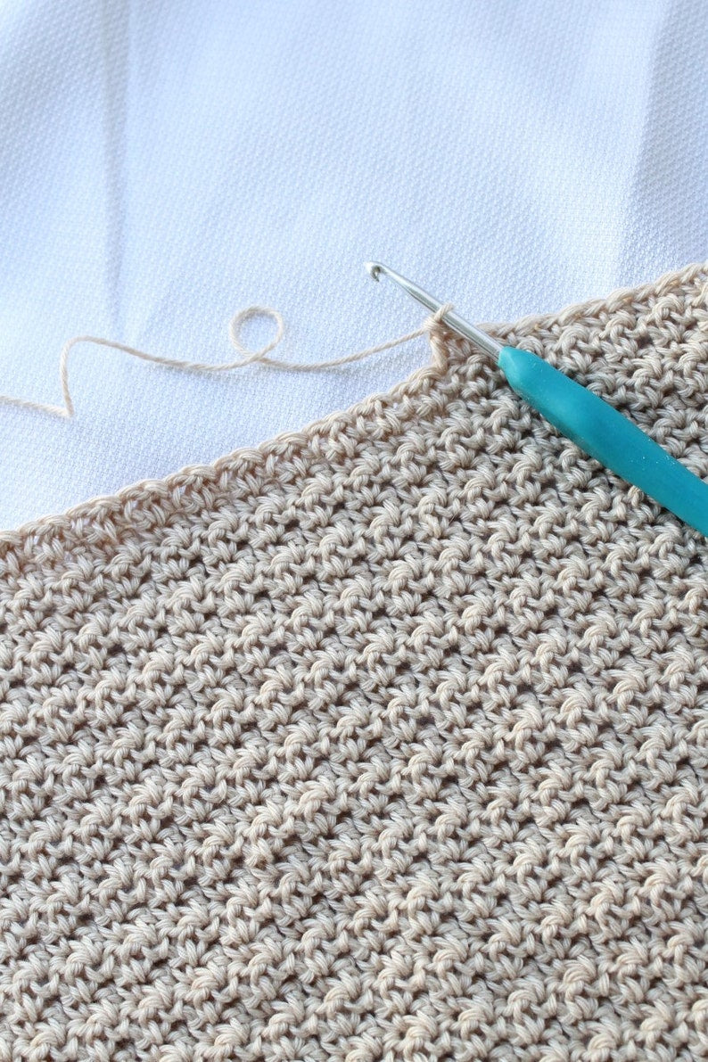 Scoop Neck Tank Top Crochet Pattern