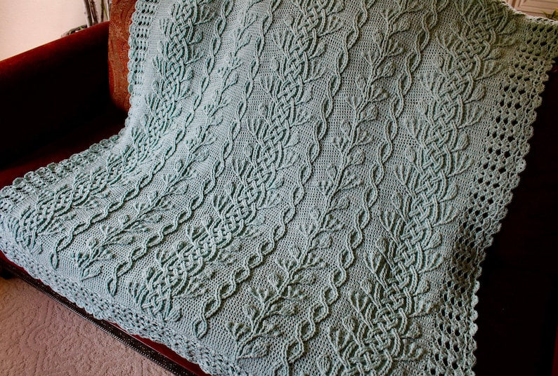 Cable Throw Crochet Pattern