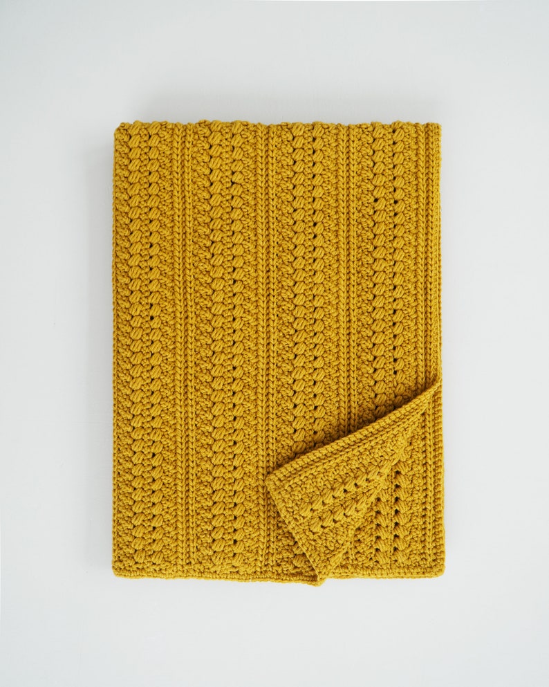 11 Sizes Easy  Blanket Crochet Pattern