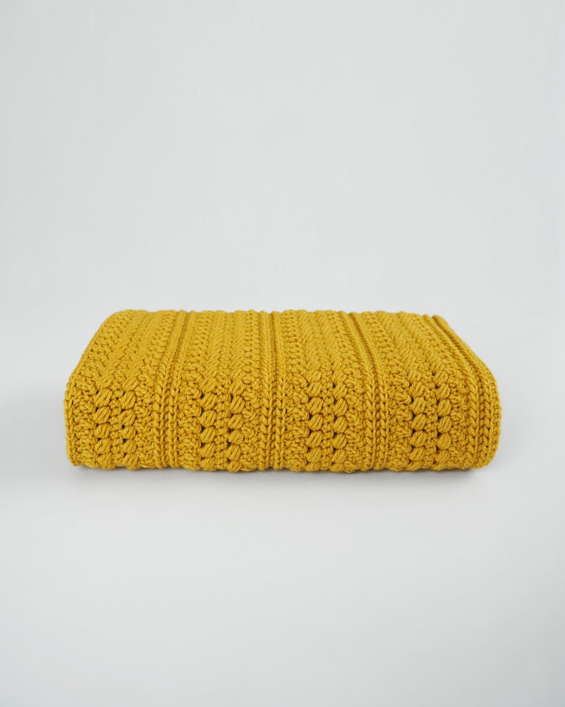 11 Sizes Easy  Blanket Crochet Pattern