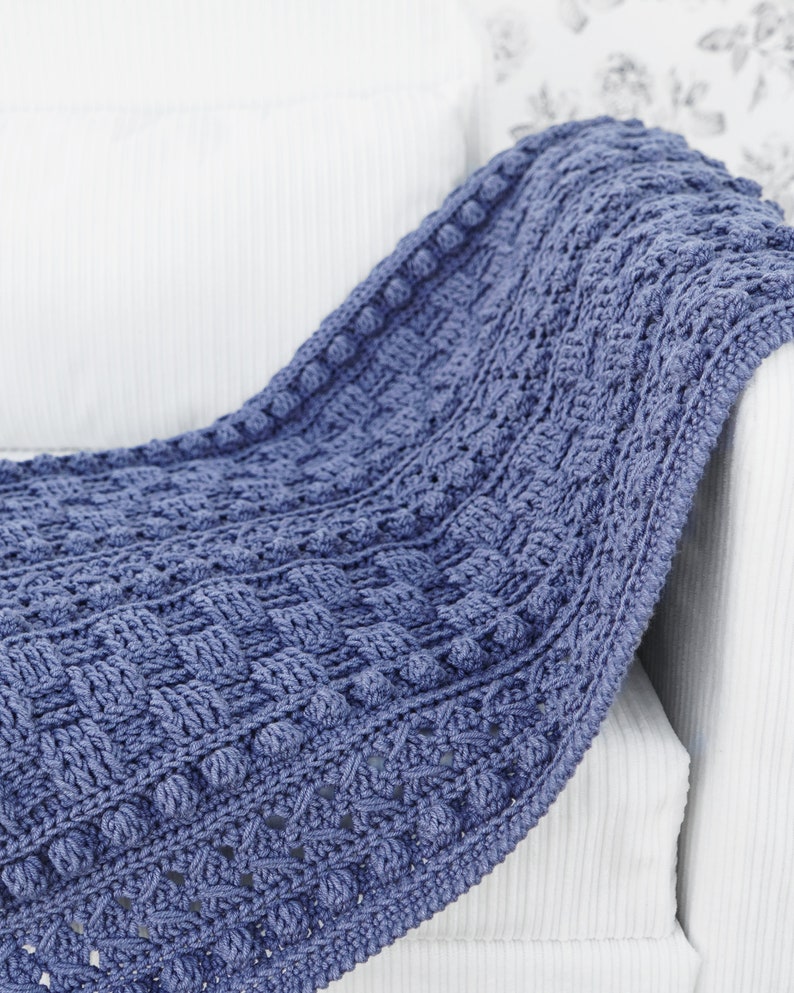 Cozy Textured Blanket Crochet Pattern