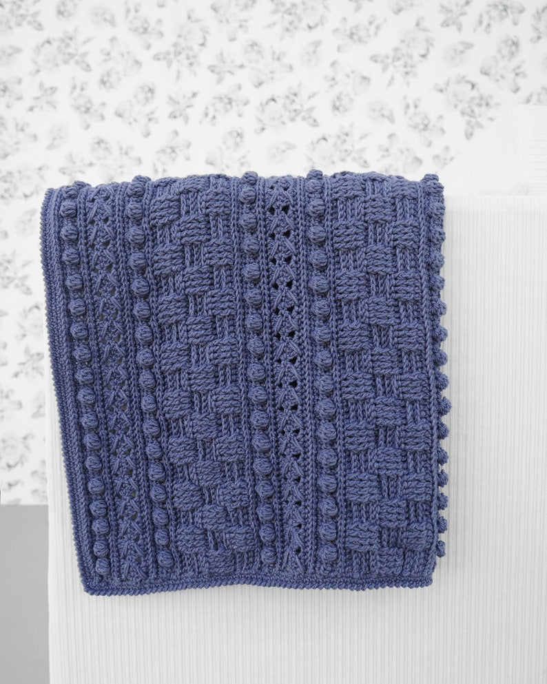 Cozy Textured Blanket Crochet Pattern