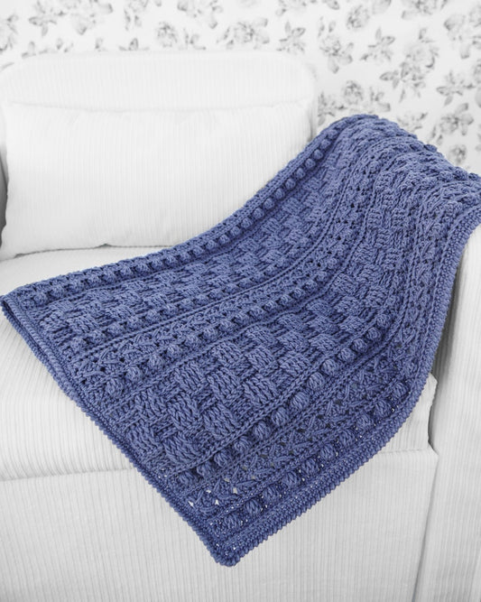 Cozy Textured Blanket Crochet Pattern