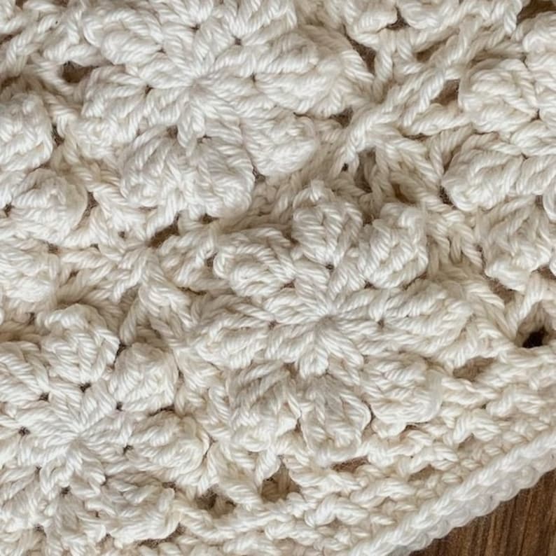 Baby Bonnet Square Crochet Pattern