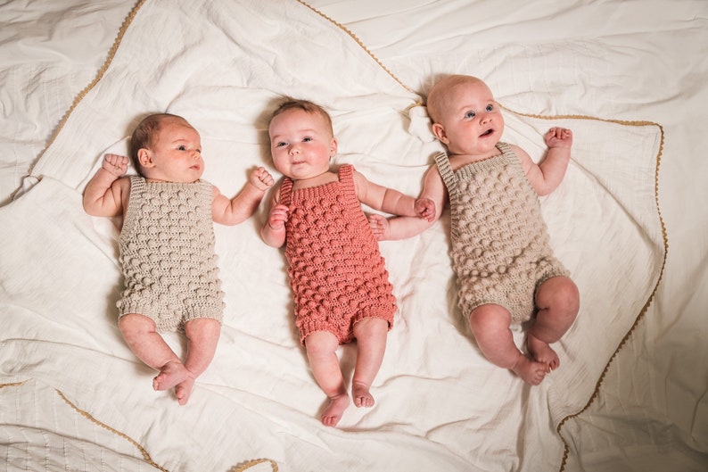 Romper Bobble Crochet Pattern