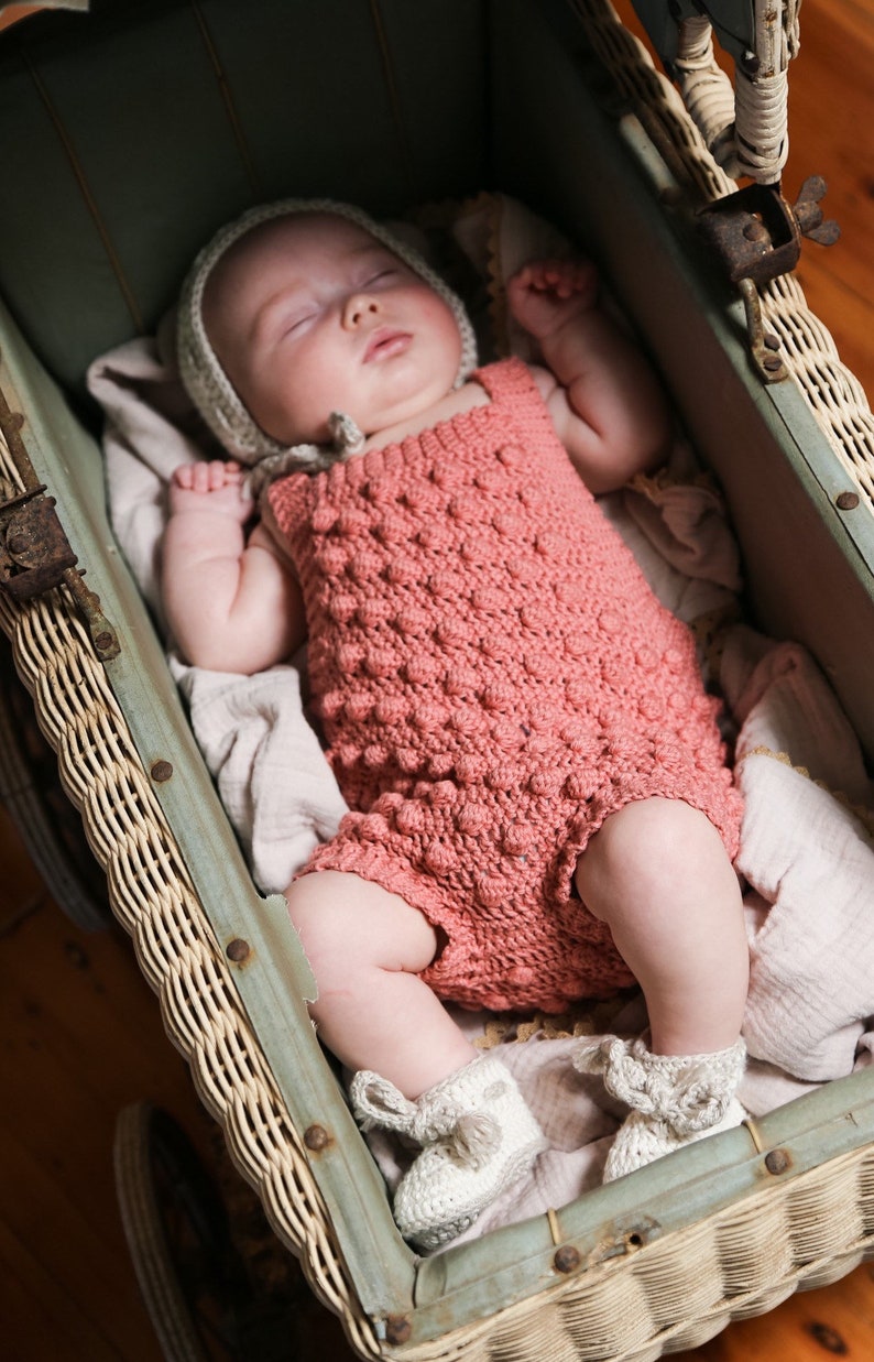 Romper Bobble Crochet Pattern
