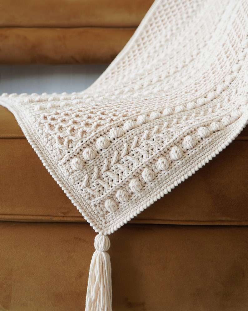 Boho Modern Blanket Crochet Pattern