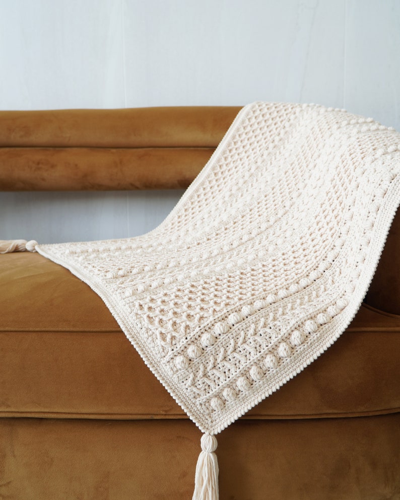 Boho Modern Blanket Crochet Pattern