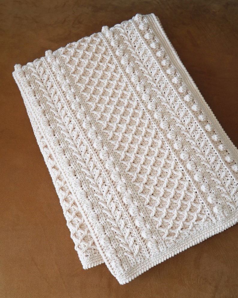 Boho Modern Blanket Crochet Pattern