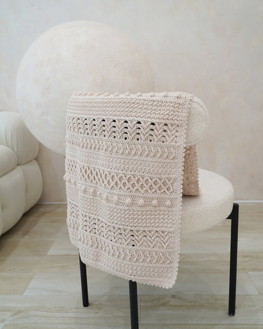 Boho Cozy Blanket Crochet Pattern