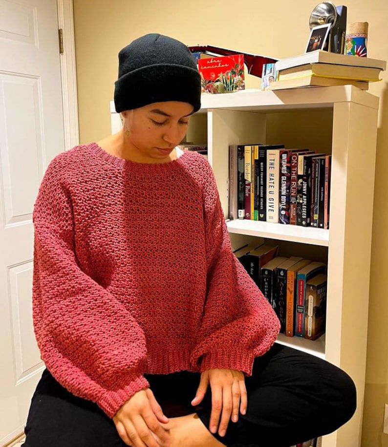 Ribbed Sweater Crochet Pattern