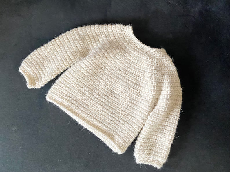 Side Button Cardigan Crochet Pattern