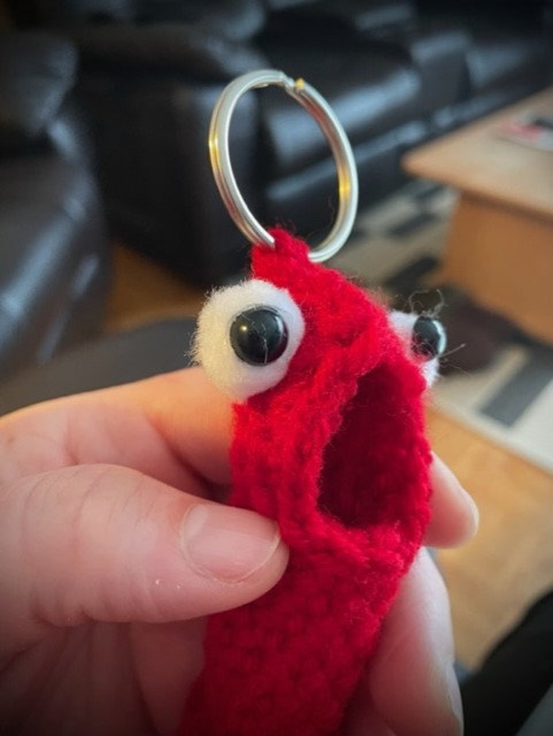Alien Key Chain Crochet Pattern