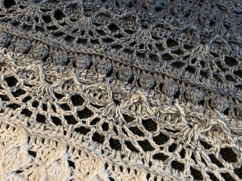 Lace Triangle Scarf Crochet Pattern