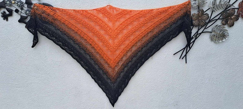 Lace Triangle Scarf Crochet Pattern