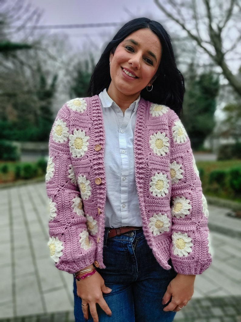 Daisy Dreams Cardigan Crochet Pattern