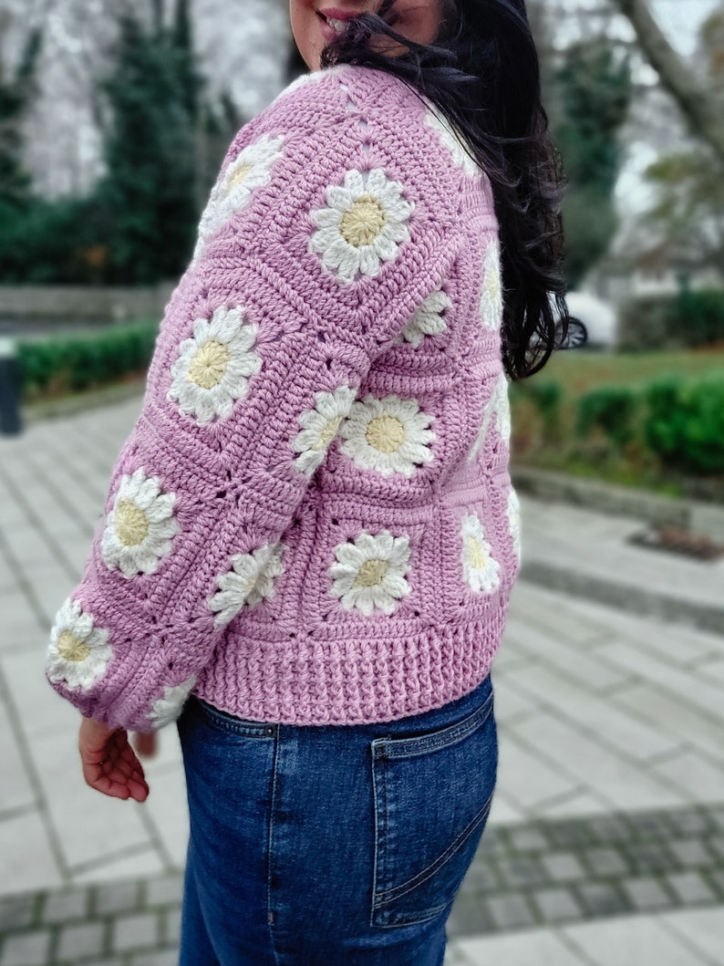 Daisy Dreams Cardigan Crochet Pattern