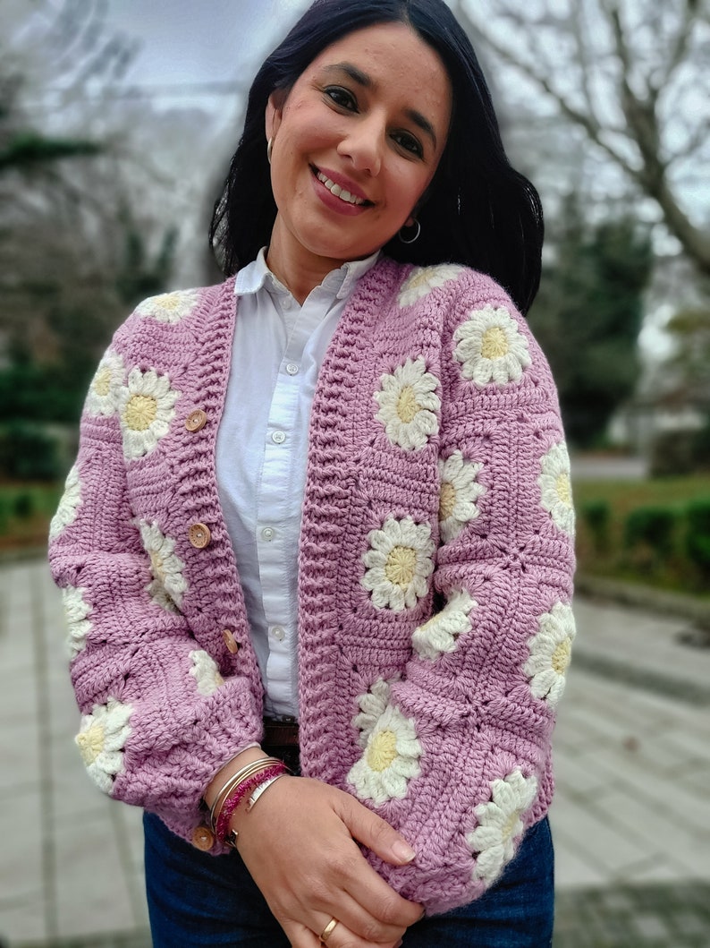 Daisy Dreams Cardigan Crochet Pattern