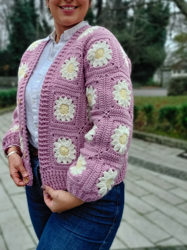 Daisy Dreams Cardigan Crochet Pattern