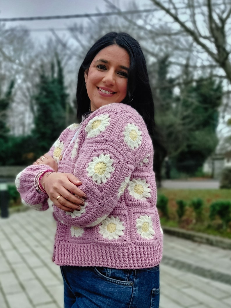 Daisy Dreams Cardigan Crochet Pattern
