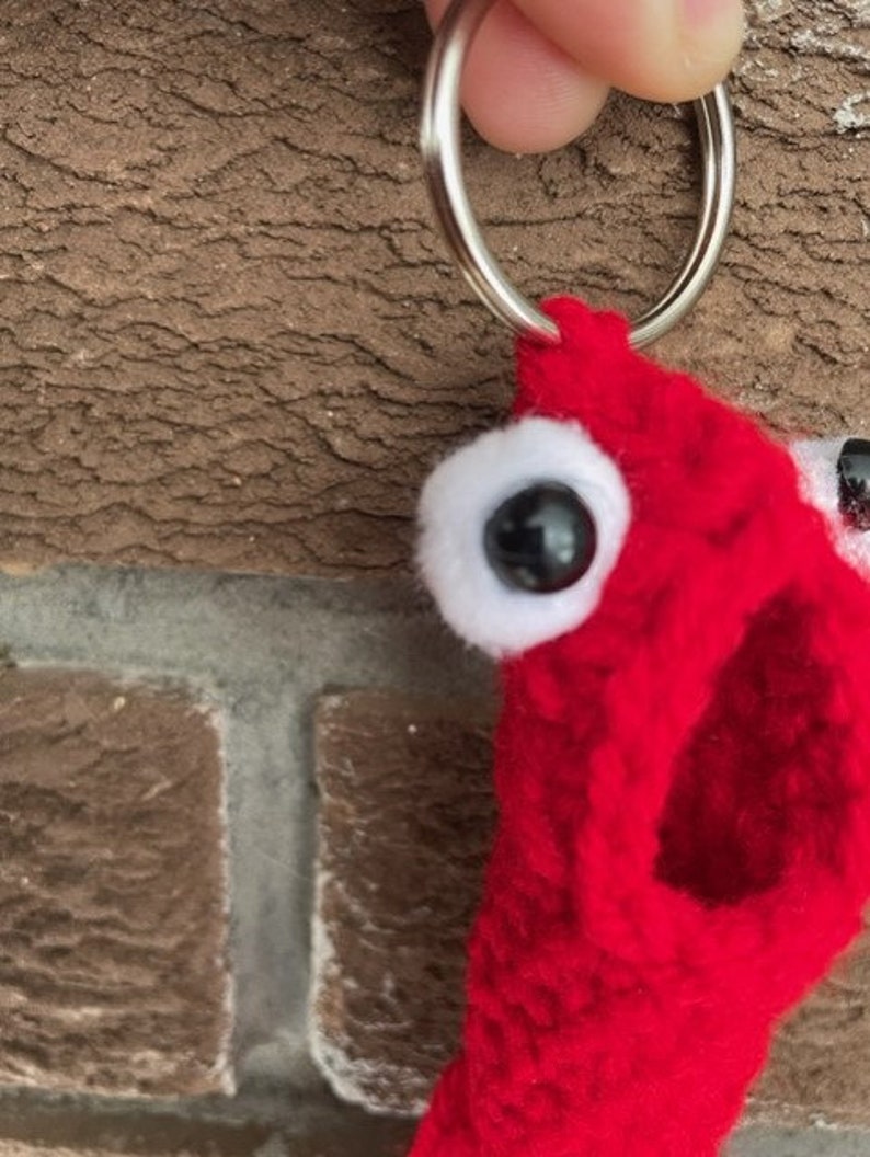 Alien Key Chain Crochet Pattern