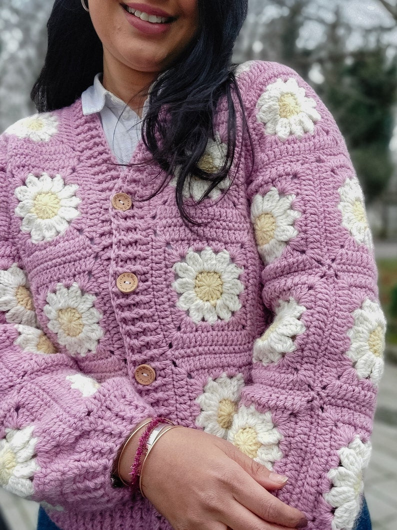 Daisy Dreams Cardigan Crochet Pattern