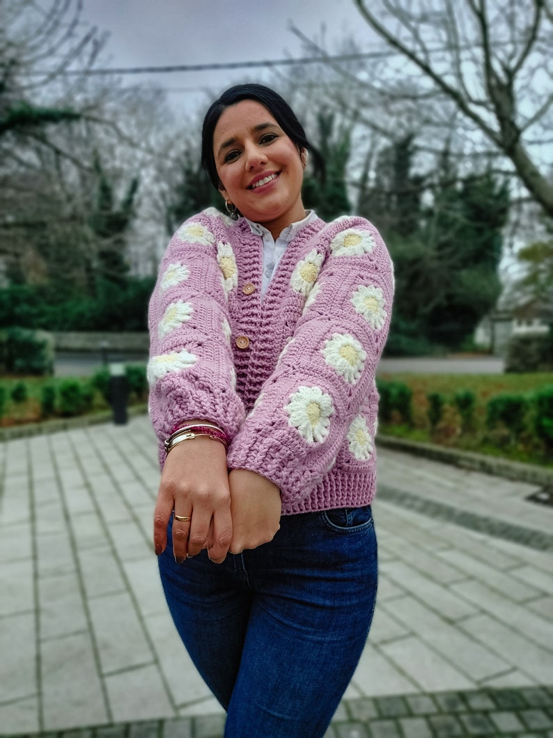 Daisy Dreams Cardigan Crochet Pattern
