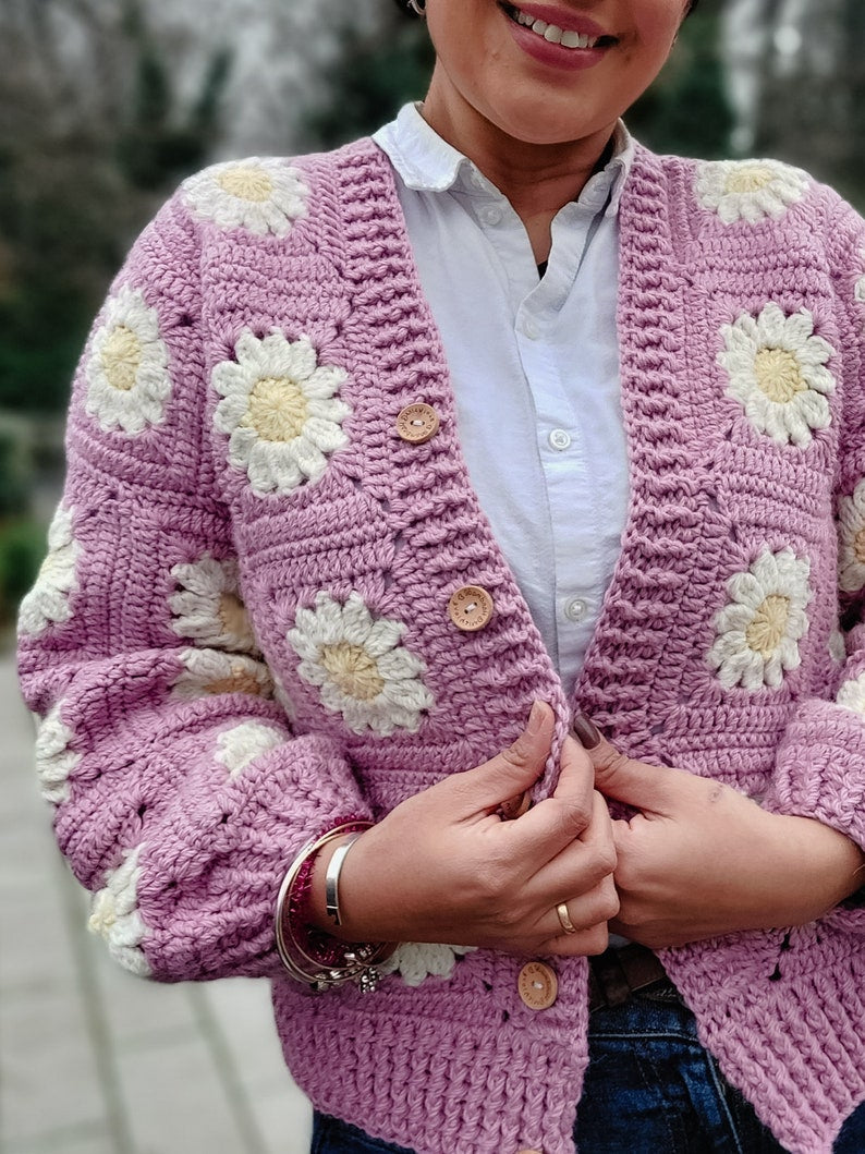 Daisy Dreams Cardigan Crochet Pattern