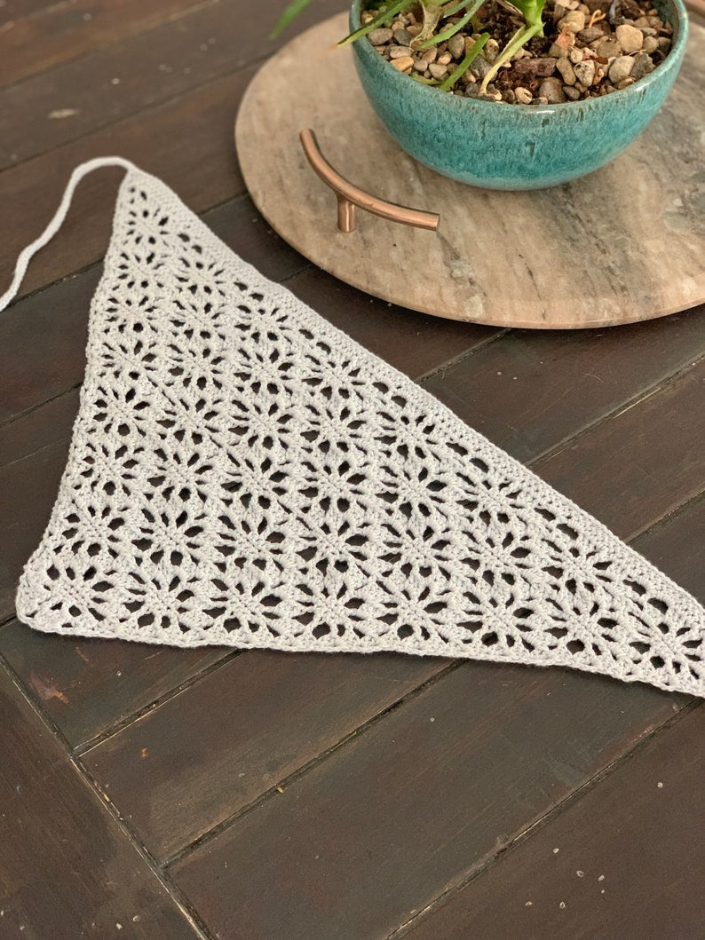 Lace Bandana Crochet Pattern