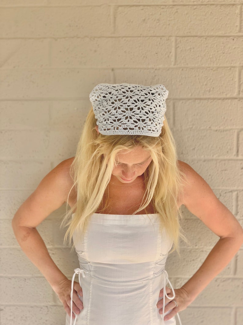 Lace Bandana Crochet Pattern