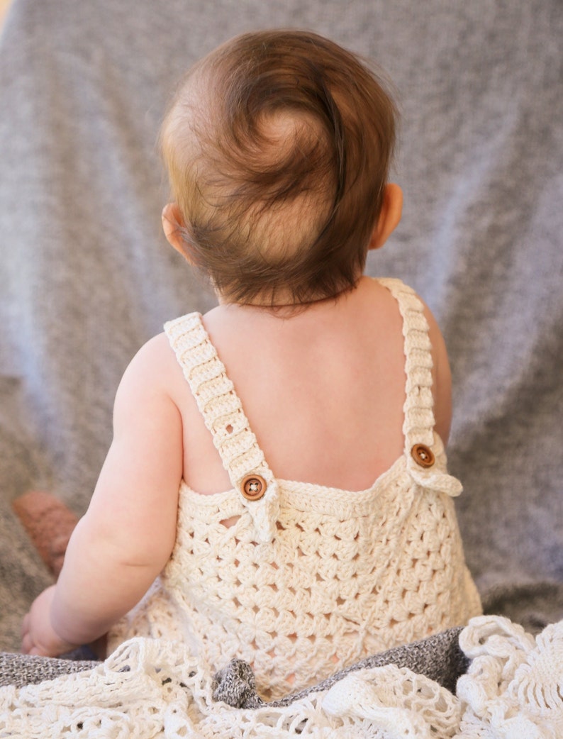 Baby Square Romper Crochet Pattern