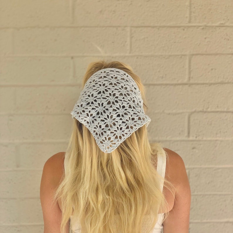Lace Bandana Crochet Pattern