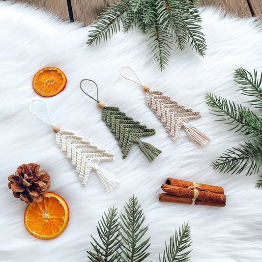 Tree Ornaments Crochet Pattern