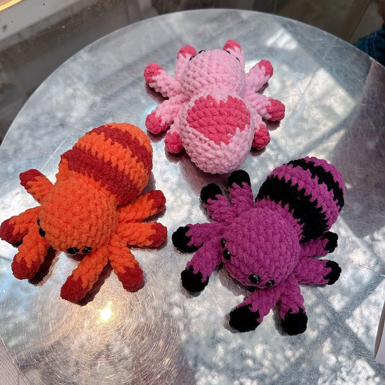 Little Spider Plushies Crochet Pattern