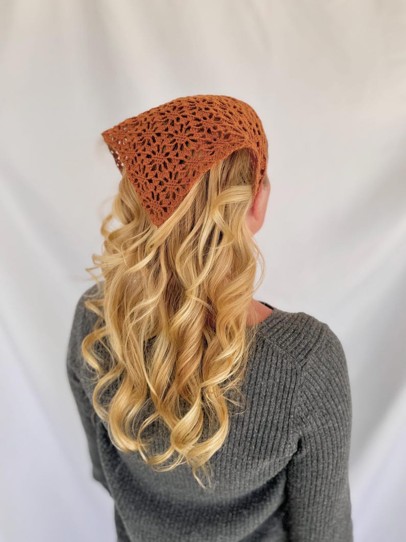 Lace Bandana Crochet Pattern