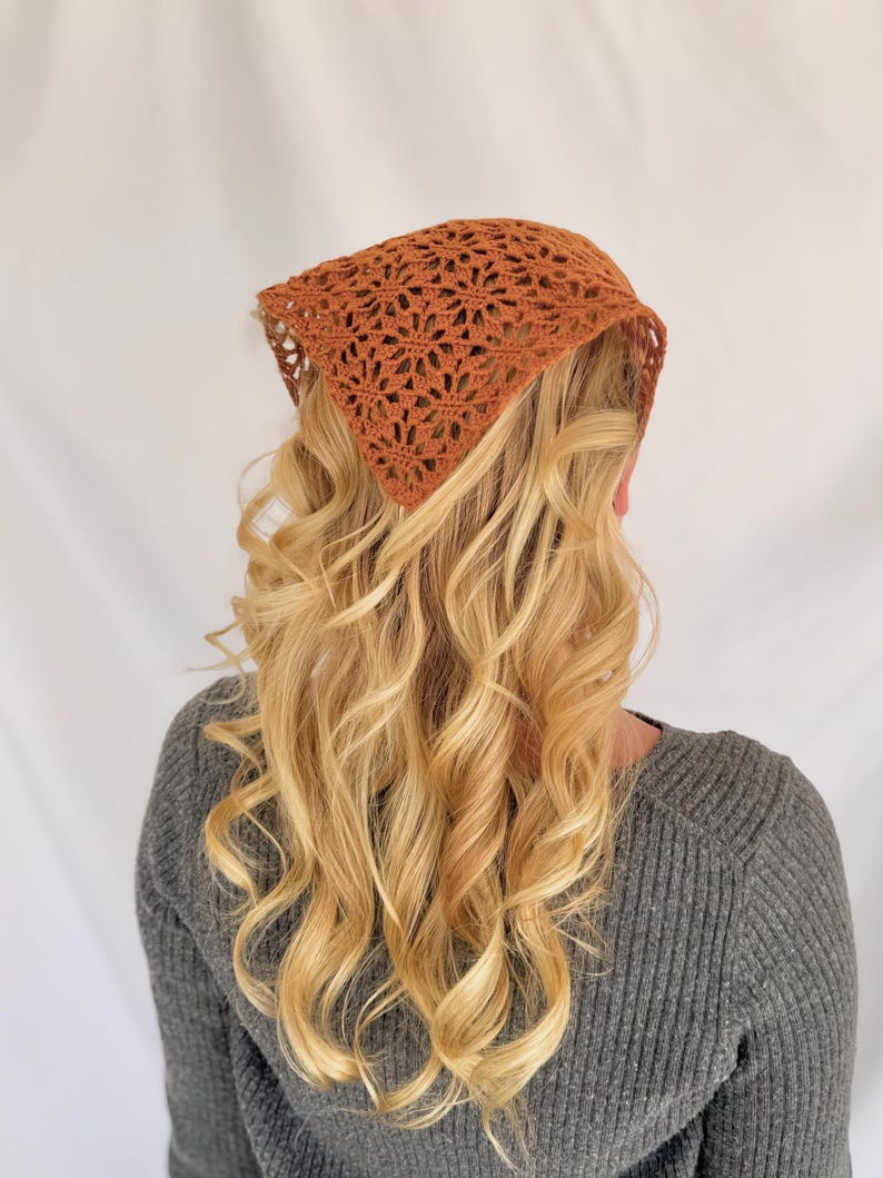 Lace Bandana Crochet Pattern