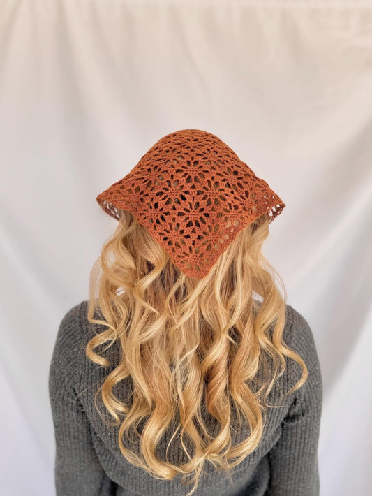 Lace Bandana Crochet Pattern