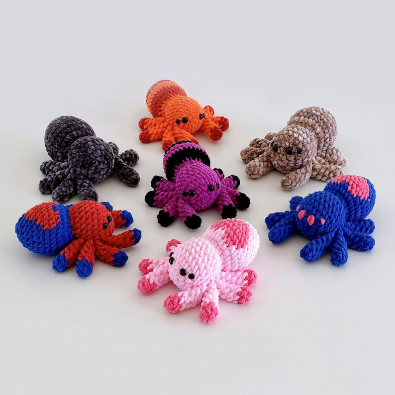 Little Spider Plushies Crochet Pattern