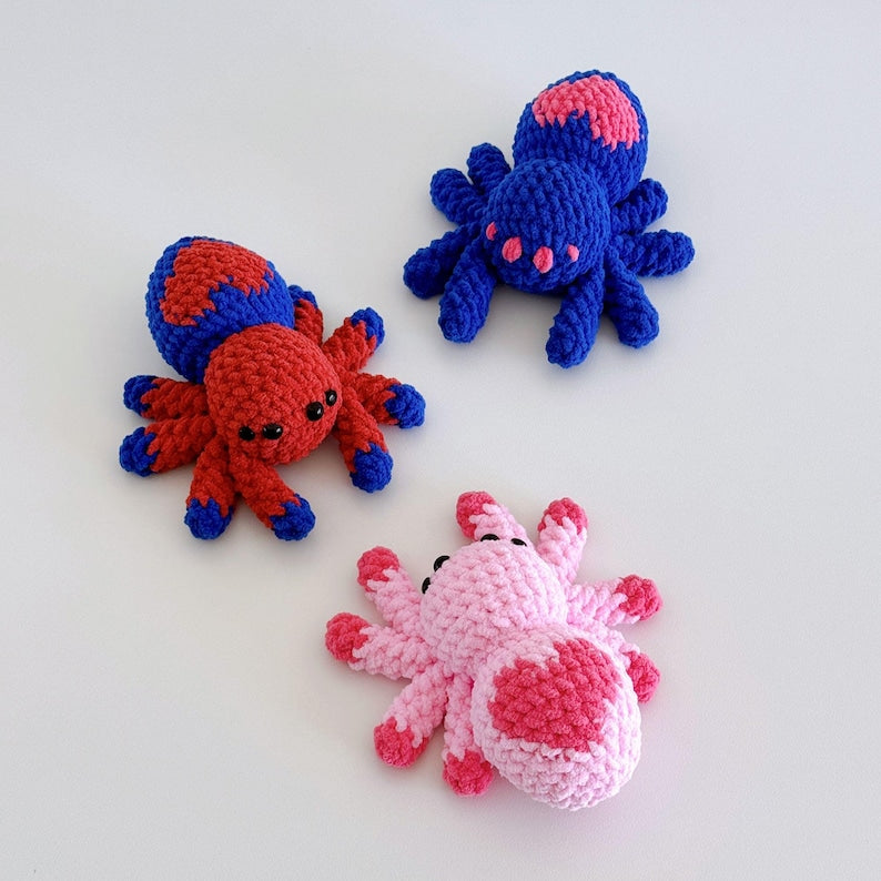 Little Spider Plushies Crochet Pattern