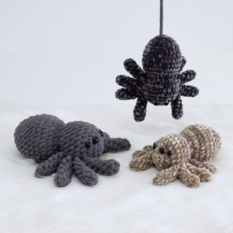 Little Spider Plushies Crochet Pattern